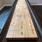 Playcraft Brazos River 16' Pro-Style Shuffleboard Table in Weathered Black 20" Commercial Grade Wide Playfield