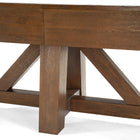 Brunswick Billiards Botanic 12' Shuffleboard Table in Rustic Dark Brown