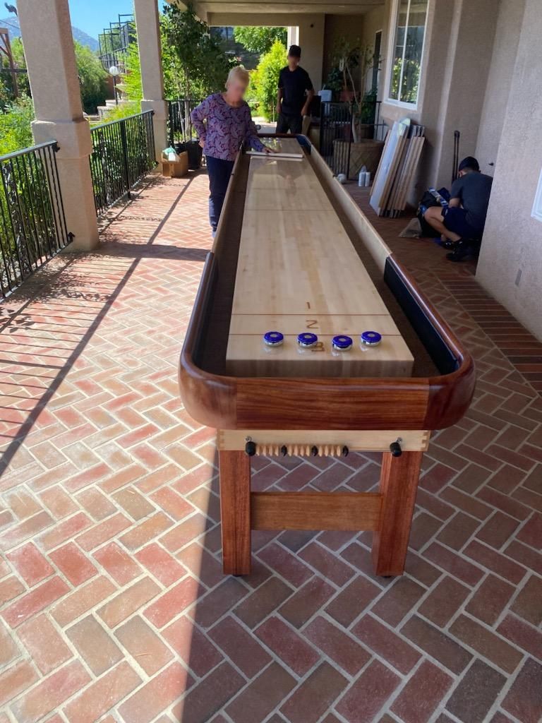 Hudson Cirrus Outdoor Shuffleboard Table 22'