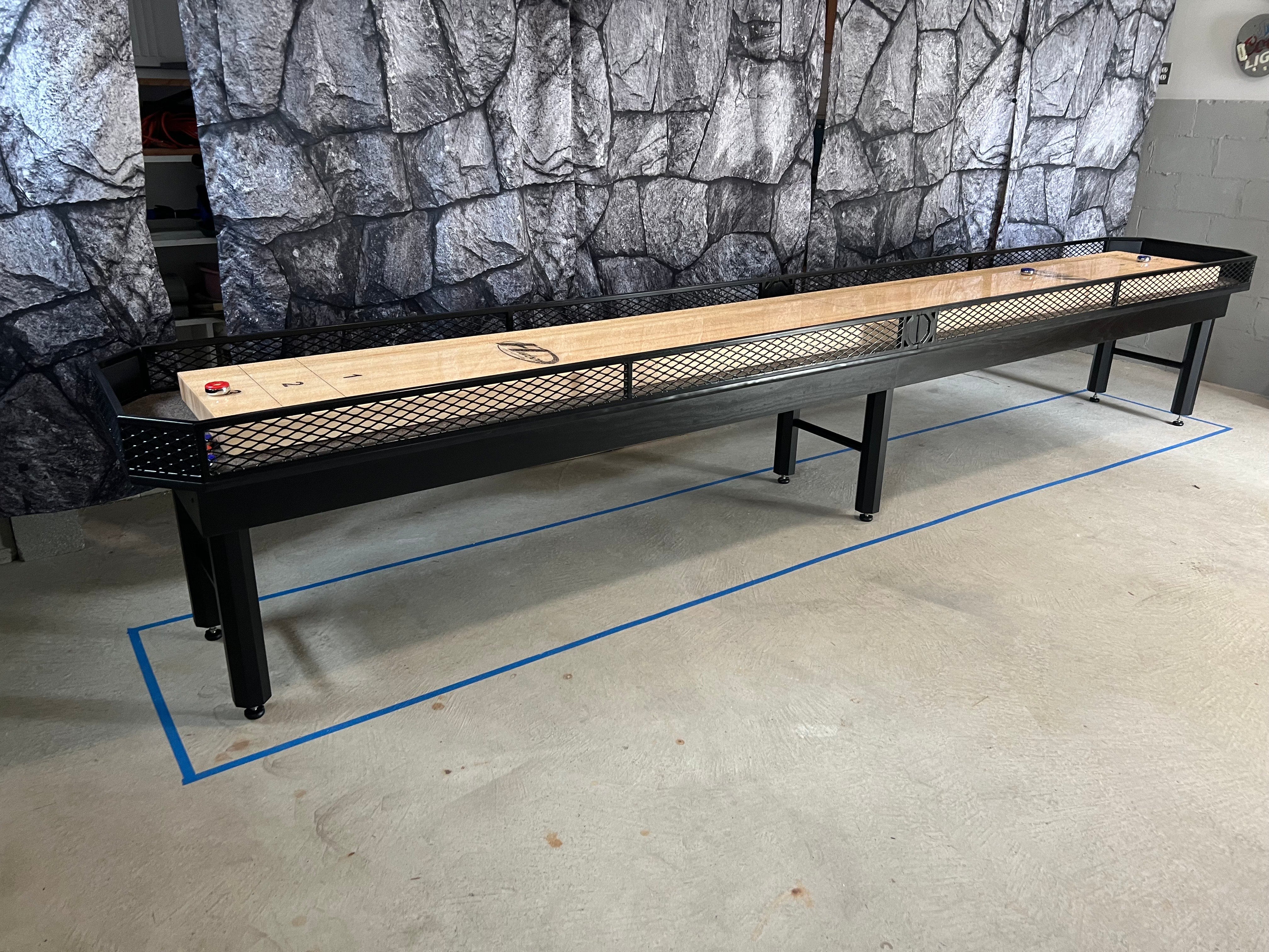 Hudson Octagon Shuffleboard Table 9'-22' White Glove Delivery