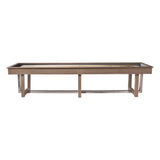 American Heritage Billiards Abbey 12' Shuffleboard Table in Antique Grey