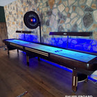Grand Hudson Deluxe Shuffleboard Table 9'-22' with Custom Stain Options