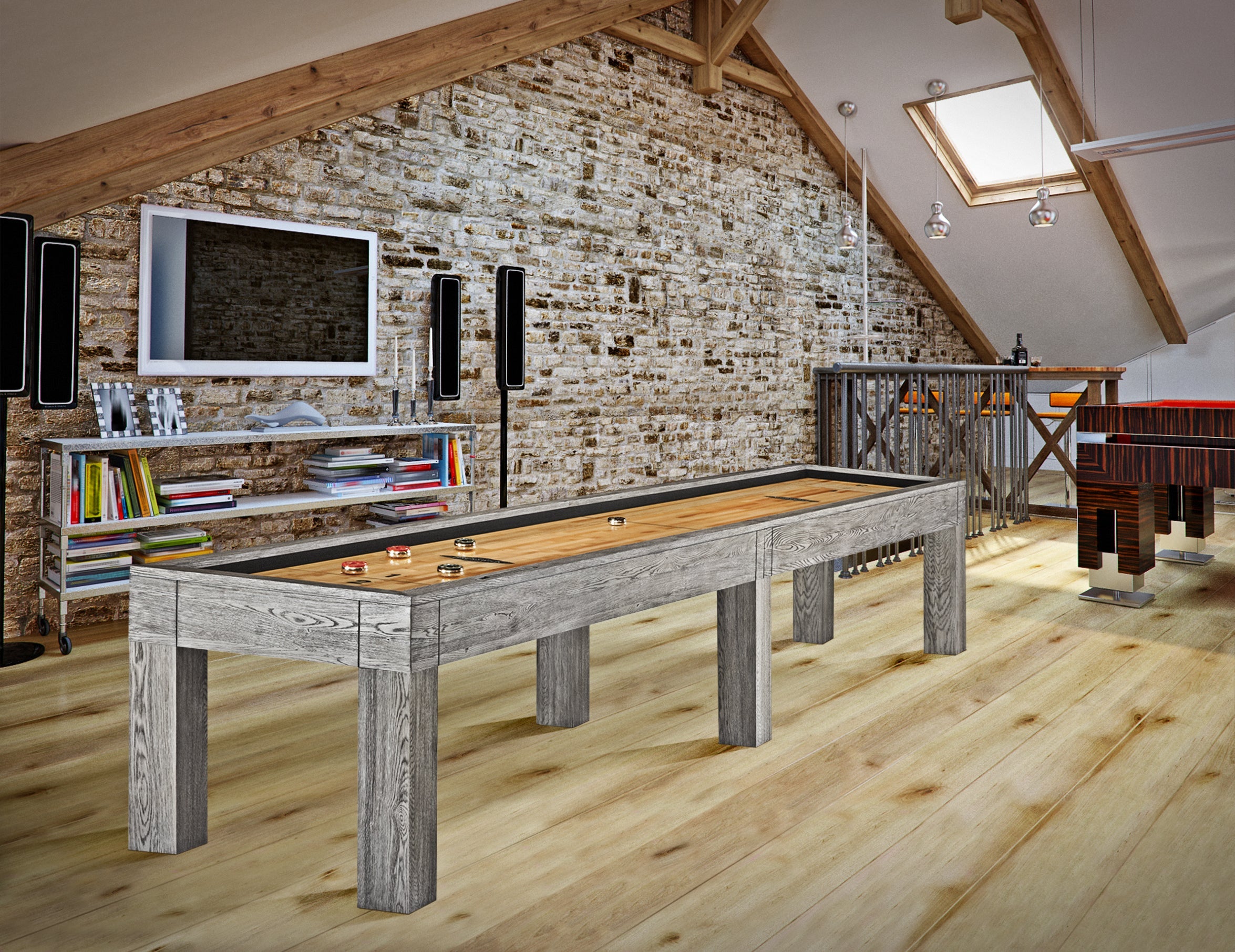 Brunswick Billiards Sanibel 14' Rustic Grey