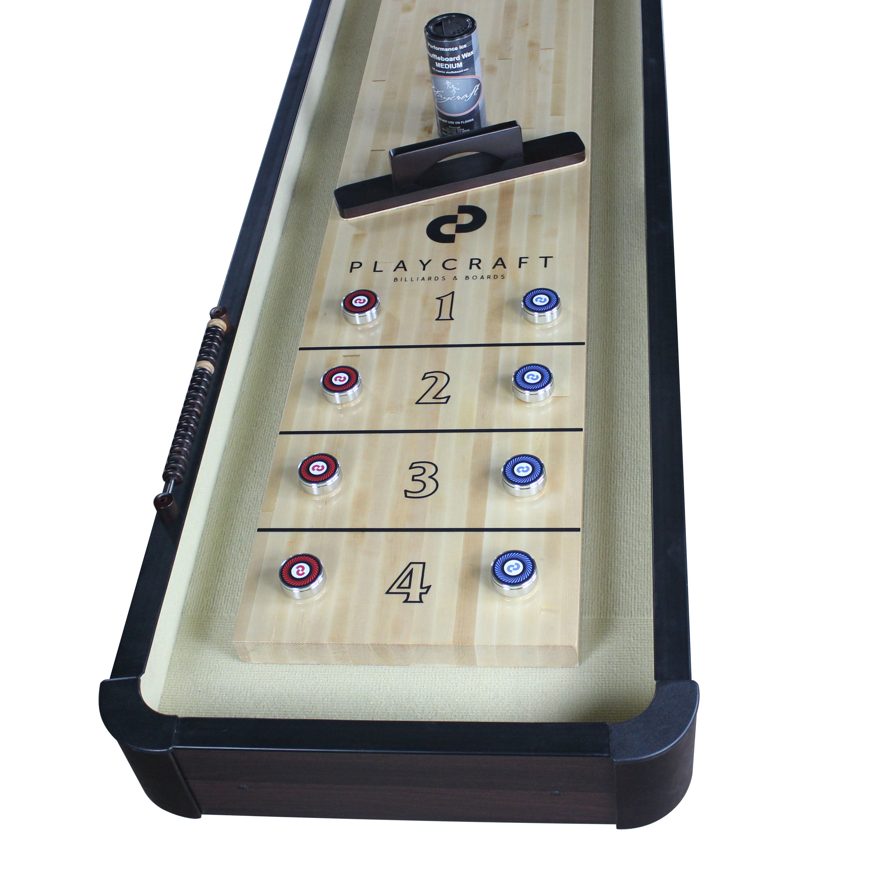 Playcraft Woodbridge 14' Shuffleboard Table in Espresso