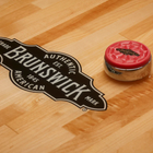 Brunswick Billiards Botanic 12' Shuffleboard Table in Rustic Dark Brown