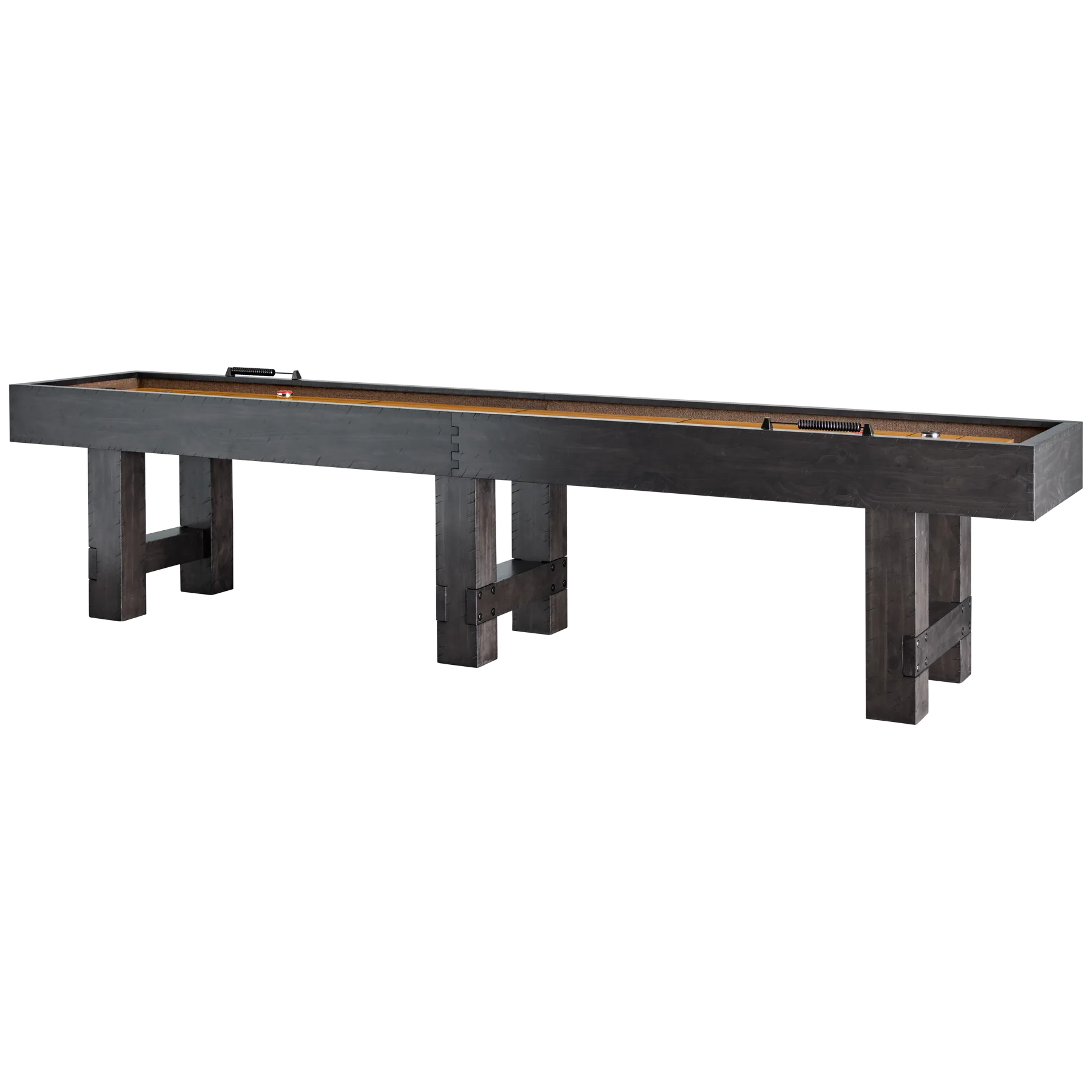 American Heritage Billiards Bristol 14' Shuffleboard Table in Charcoal