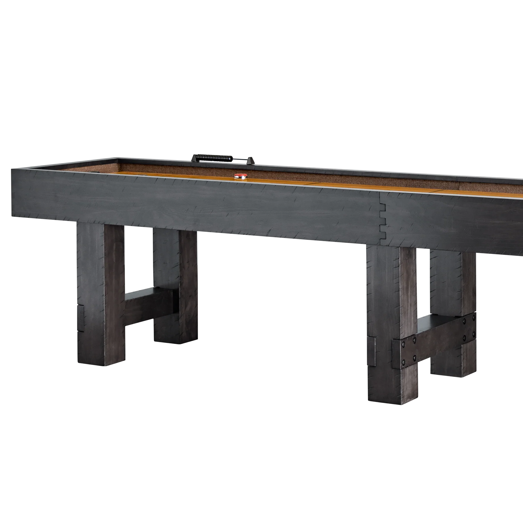 American Heritage Billiards Bristol 14' Shuffleboard Table in Charcoal