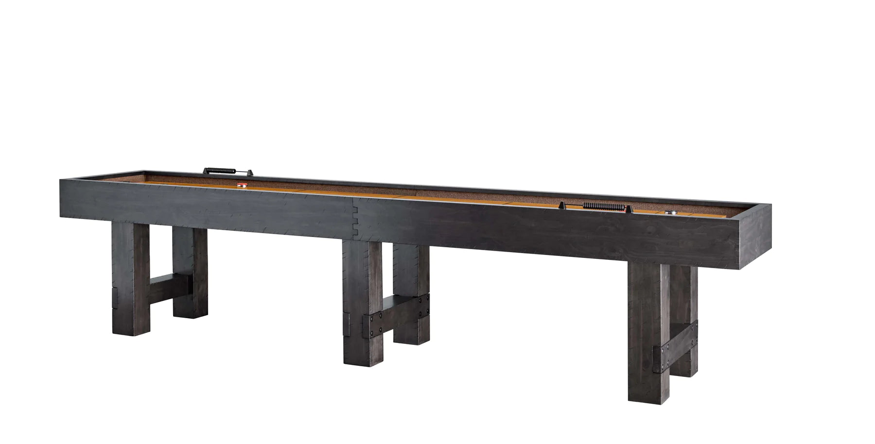 American Heritage Billiards Bristol 14' Shuffleboard Table in Charcoal