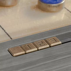 Imperial Penelope 12' Shuffleboard Table in Silver Mist