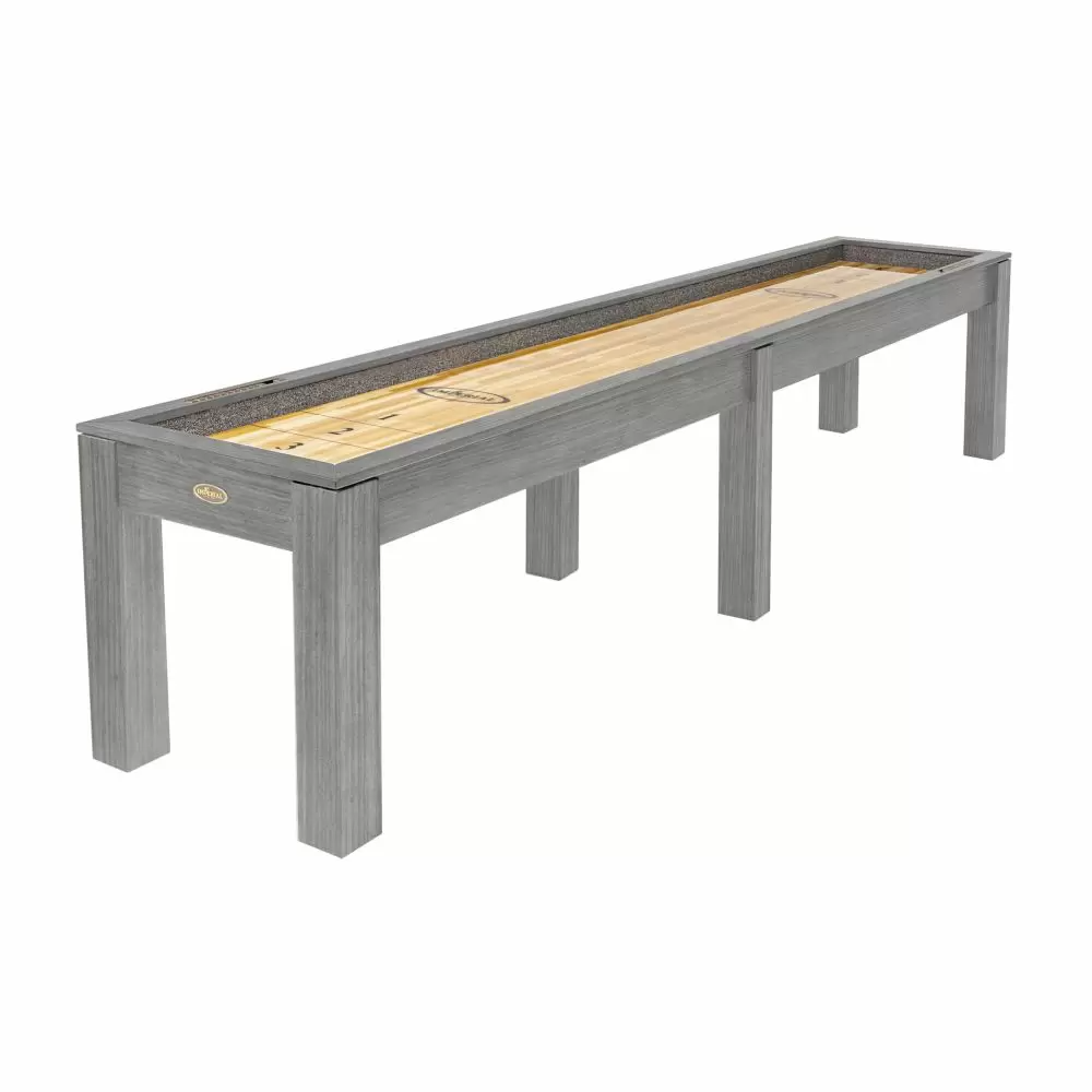 Imperial Penelope 12' Shuffleboard Table in Silver Mist