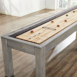 Imperial Penelope 12' Shuffleboard Table in Silver Mist