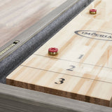 Imperial Penelope 12' Shuffleboard Table in Silver Mist