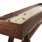 HB Home Aiden 12'  Shuffleboard Table in Coffee