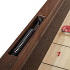 HB Home Aiden 12'  Shuffleboard Table in Coffee