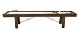 Carmelli Cheyenne 12' Shuffleboard Table in Rustic Oak Finish