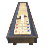 Carmelli Cheyenne 12' Shuffleboard Table in Rustic Oak Finish