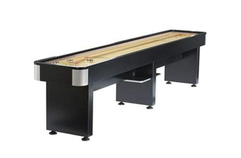 Modern Brunswick Billiards DELRAY II 12' Shuffleboard Table in Black 