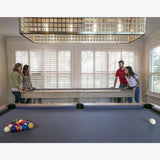 American Heritage Billiards Abbey 12' Shuffleboard Table in Antique Grey