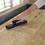 American Heritage Billiards Abbey 12' Shuffleboard Table in Antique Grey