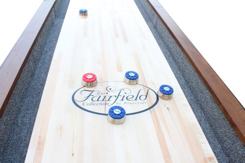 Retro Playcraft 14' Santa Fe Pro-Style Shuffleboard Table in Cocoa Bean