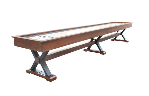 Retro Playcraft 14' Santa Fe Pro-Style Shuffleboard Table in Cocoa Bean