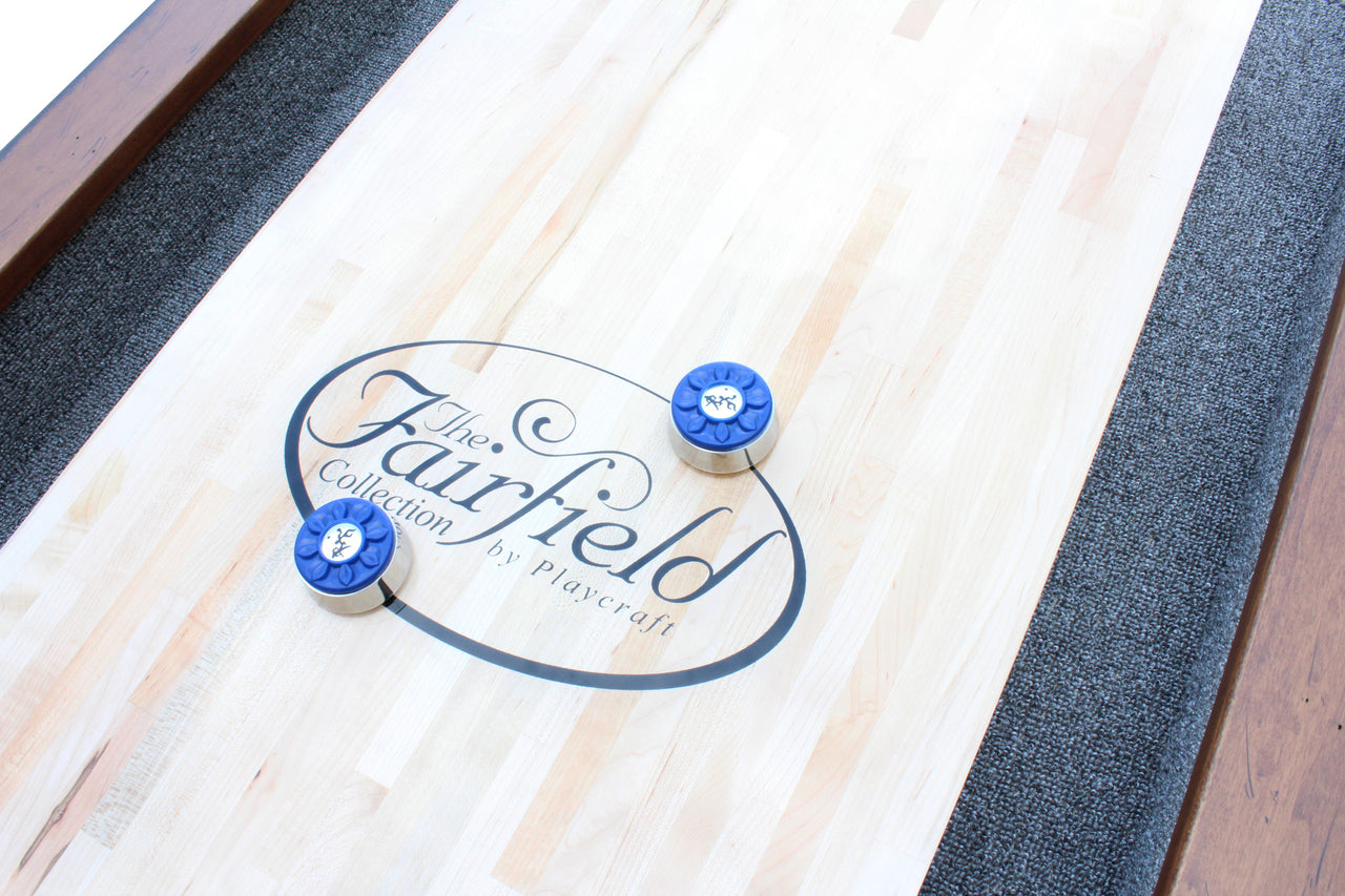 Retro Playcraft 14' Santa Fe Pro-Style Shuffleboard Table in Cocoa Bean