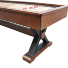 Retro Playcraft 12' Santa Fe Pro-Style Shuffleboard Table in Cocoa Bean