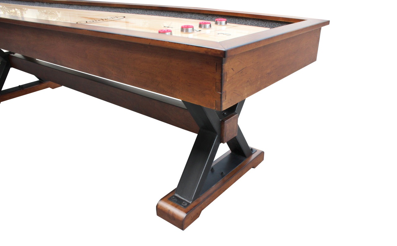 Retro Playcraft 14' Santa Fe Pro-Style Shuffleboard Table in Cocoa Bean