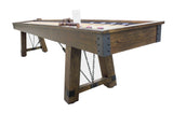 Carmelli Cheyenne 12' Shuffleboard Table in Rustic Oak Finish