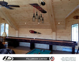 Furniture Style Hudson Fallbrook Limited Shuffleboard Table 9'-22' with Custom Stain Options