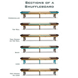 Hudson 14' Grand Hudson Shuffleboard Table