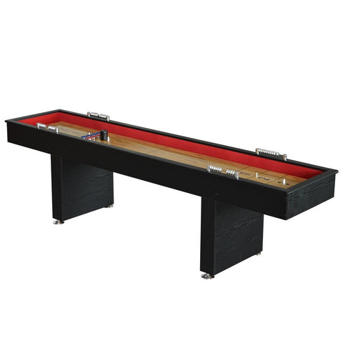 Modern Carmelli Avenger 9' Recreational Shuffleboard Table in Black