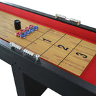 Modern Carmelli Avenger 9' Recreational Shuffleboard Table in Black