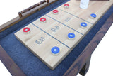 Carmelli Cheyenne 12' Shuffleboard Table in Rustic Oak Finish