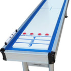 Modern Playcraft Extera 12' Outdoor Shuffleboard Table in Silver