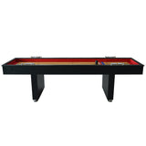 Modern Carmelli Avenger 9' Recreational Shuffleboard Table in Black