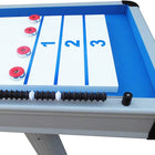 Modern Playcraft Extera 12' Outdoor Shuffleboard Table in Silver