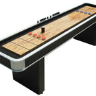 Modern Black Atomic 9' Platinum Shuffleboard Table