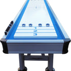 Modern Playcraft Extera 12' Outdoor Shuffleboard Table in Silver