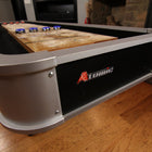 Modern Black Atomic 9' Platinum Shuffleboard Table