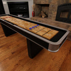Modern Black Atomic 9' Platinum Shuffleboard Table