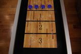Modern Black Atomic 9' Platinum Shuffleboard Table
