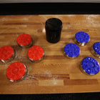 Modern Black Atomic 9' Platinum Shuffleboard Table Pucks