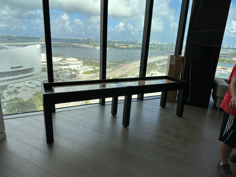 Venture Buckhead Sport 12' Shuffleboard Table Custom Stain