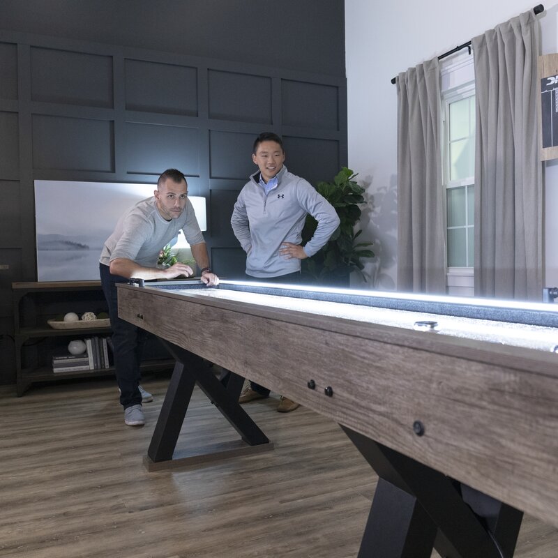 American Legend Kirkwood 9’ Led Light Up Shuffleboard Table