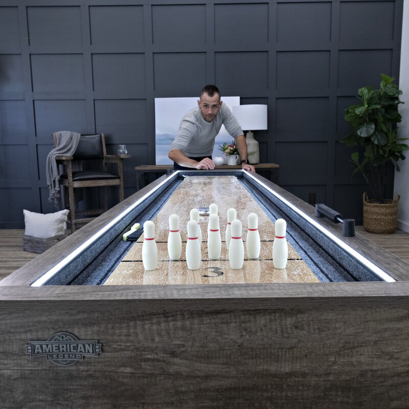 American Legend Kirkwood 9’ Led Light Up Shuffleboard Table