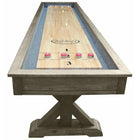 Playcraft Brazos River 12' Pro-Style Shuffleboard Table in Weathered Gray