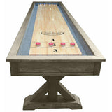 Playcraft Brazos River 12' Pro-Style Shuffleboard Table in Weathered Gray