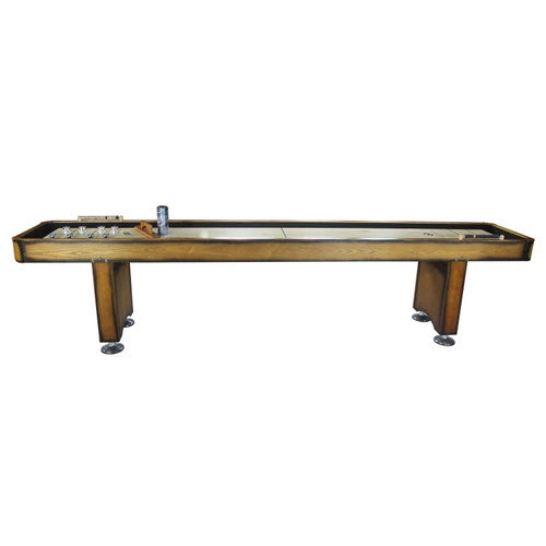 Playcraft Georgetown 12' Shuffleboard Table in Honey Oak