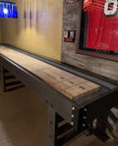 Retro Playcraft 12' Saybrook Shuffleboard Table in Weathered Midnight